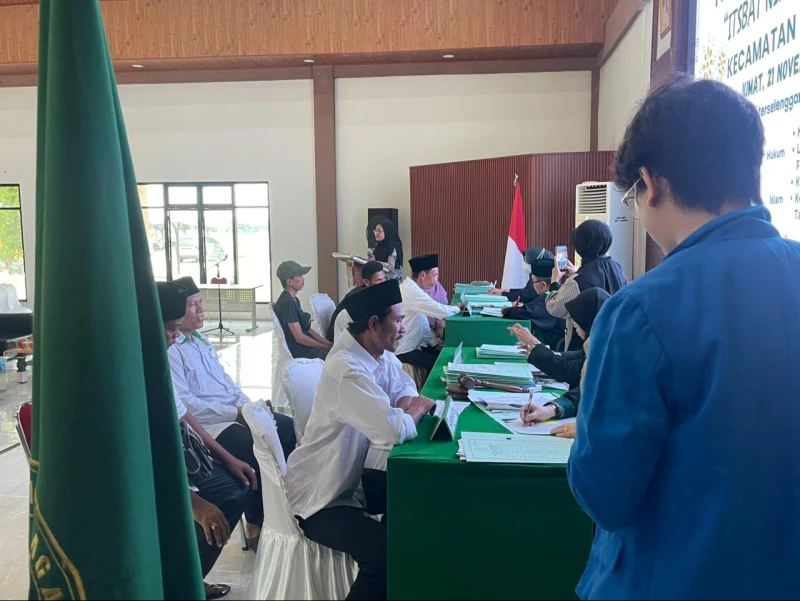 50 Pasangan Ikuti Itsbat Nikah Terpadu di Kecamatan Paku Haji