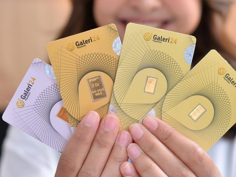 Harga Emas UBS dan Galeri24 di Pegadaian Melesat