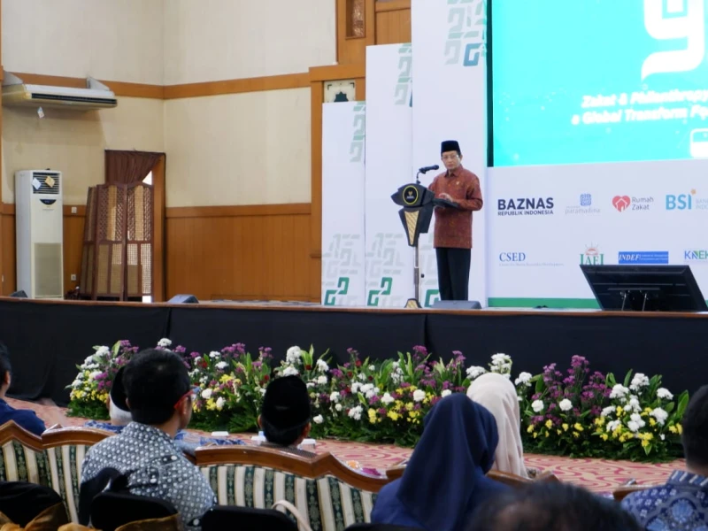 Menag Buka ICONZ ke-9, BAZNAS dan UIN Jakarta Dorong Inovasi Zakat dan Filantropi Islam