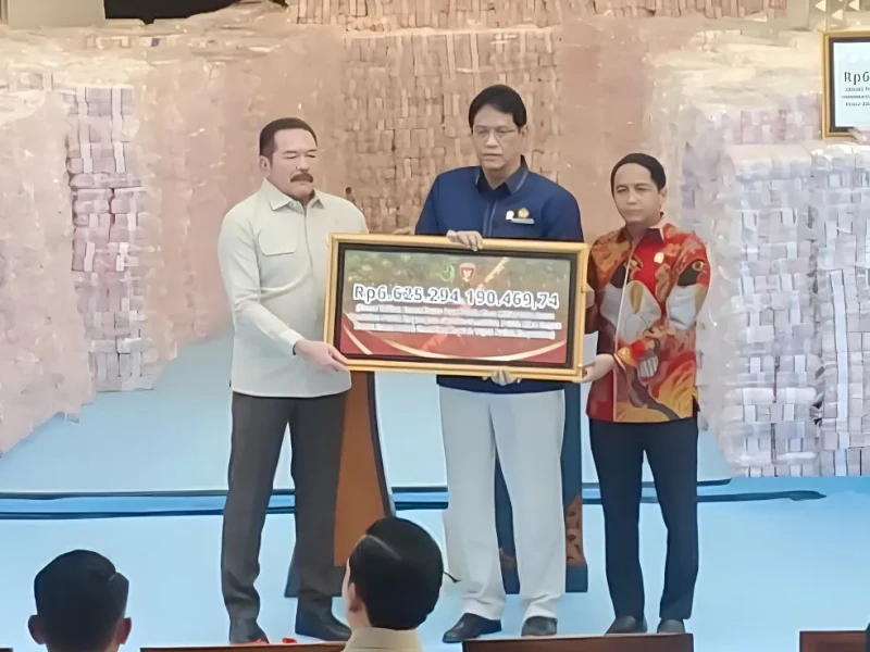 Kejagung Serahkan Uang Rp6,6 Triliun Hasil Perkara Korupsi ke Pemerintah