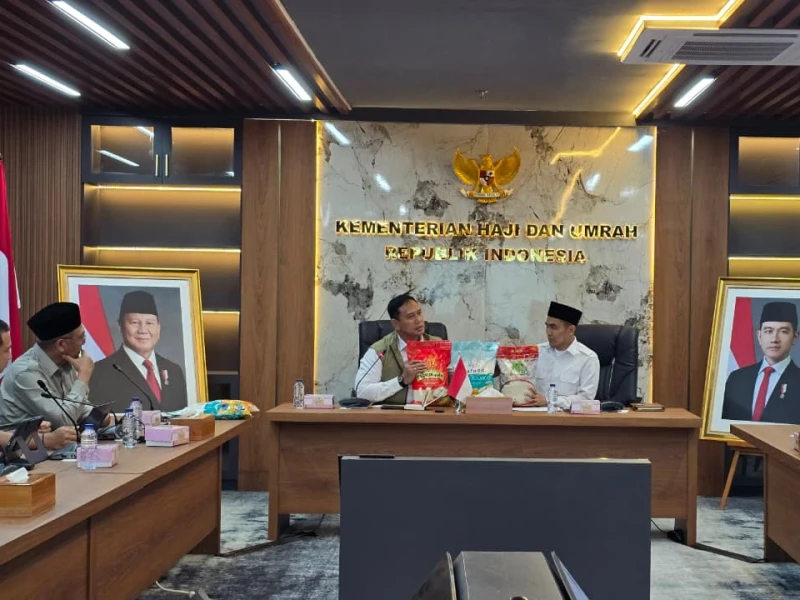 Kemenhaj Dorong Penggunaan Beras Dalam Negeri untuk Konsumsi Jemaah Haji
