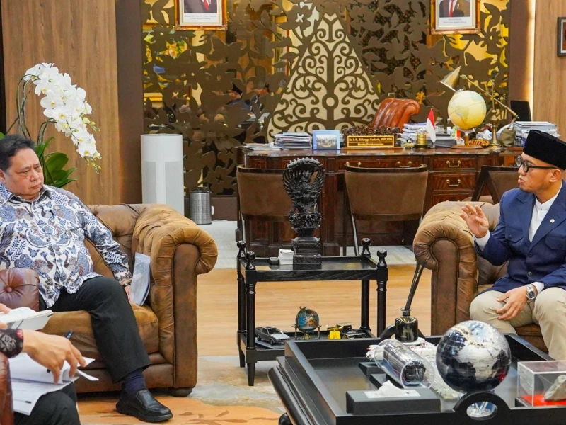 Wamenhaj Dahnil dan Menko Airlangga Sepakat Perkuat Ekosistem Ekonomi Haji demi Tingkatkan Layanan Jemaah