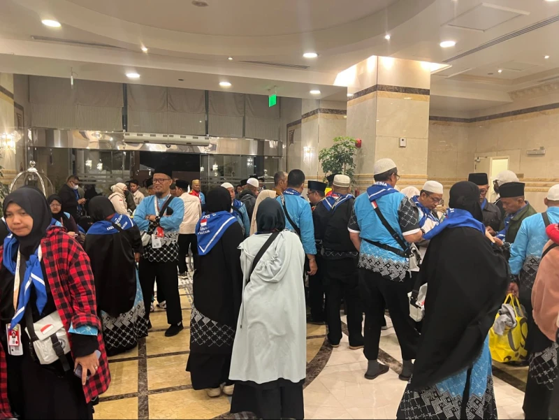 Perjalanan Lancar, 439 Jemaah Haji Kloter 2 Kepri Tiba di Madinah