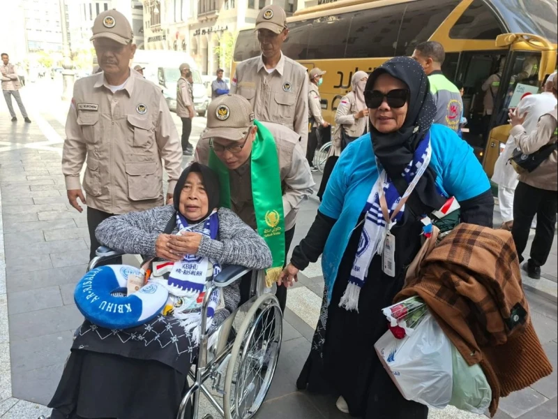 Alhamdulillah, Jemaah Haji Embarkasi Banten Tiba Selamat di Tanah Suci