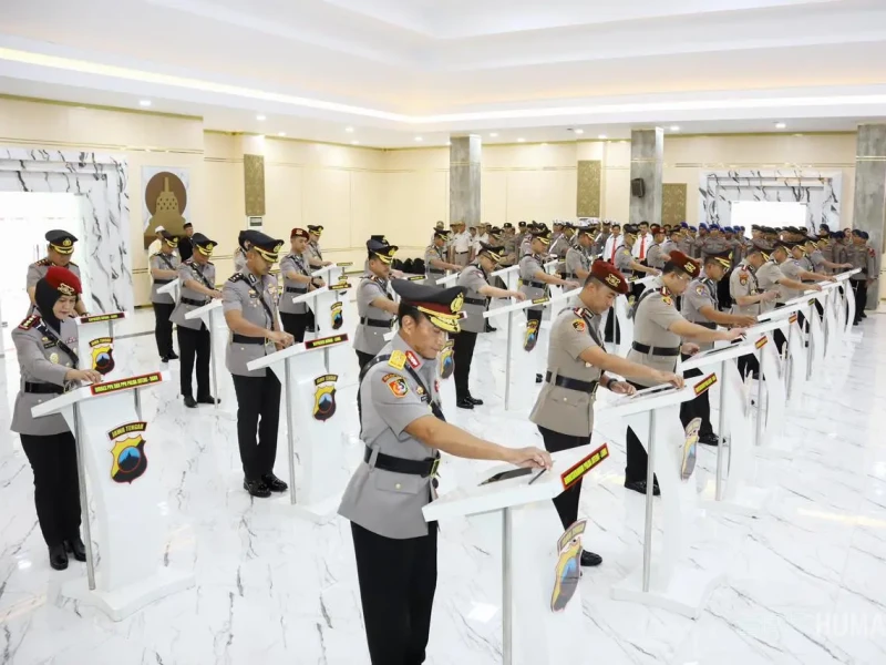 6 Pejabat Utama Polda Jateng dan 13 Kapolres Resmi Berganti, Berikut Daftarnya