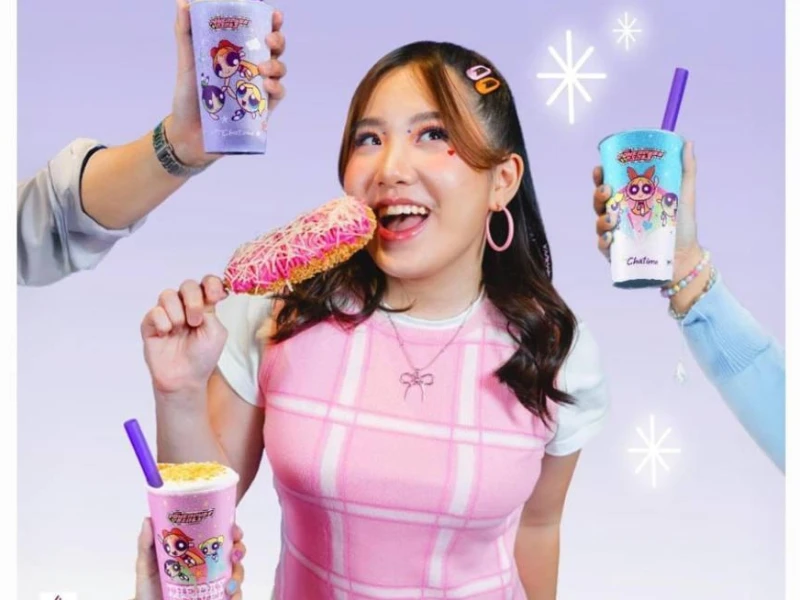 Kolaborasi Chatime dn Cupbop Hadirkan Menu Terinspirasi The Powerpuff Girls