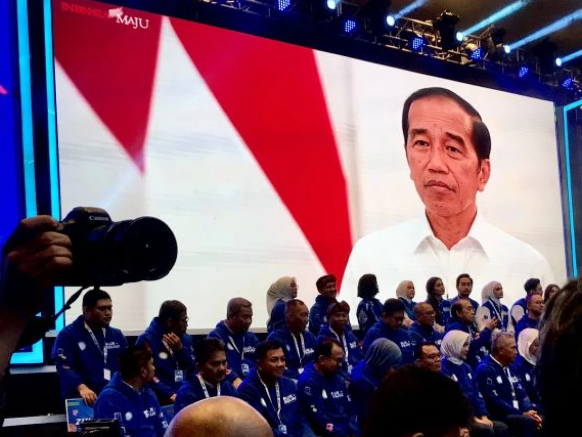Sambutan di HUT ke 25 PAN, Jokowi Singgung Tim Kuat dan Solid