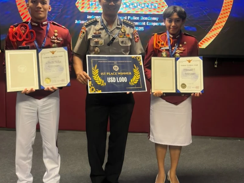 Angkat Isu Digital Trafficking, Taruna Akpol Sabet Juara 1 Forum Kepolisian Asia