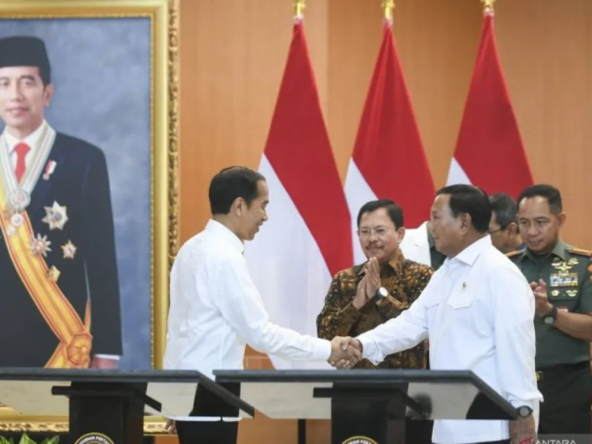 Jokowi Beri Pangkat Istimewa Jenderal TNI (HOR) ke Prabowo Subianto