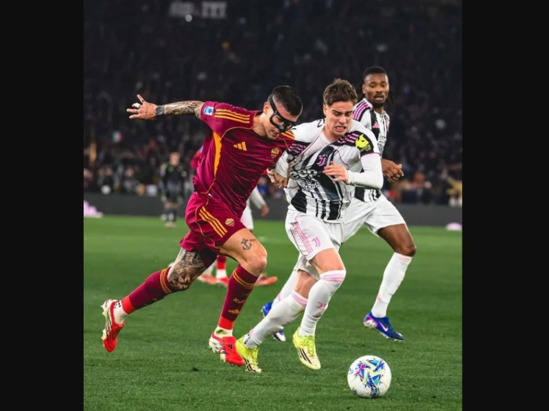 Drama 6 Gol, AS Roma vs Juventus Berakhir Tanpa Pemenang pada Pekan Ke-27 Serie A di Olimpico