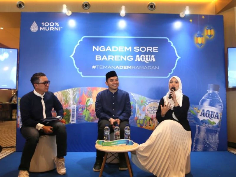 AQUA Sambut Ramadan, Kampanyekan Tetap Adem Konsumsi Air Sesuai Aturan