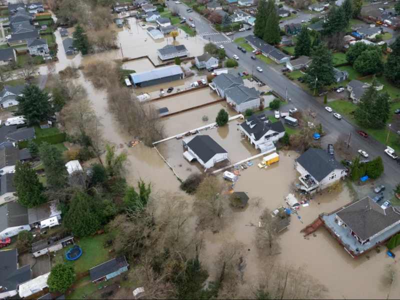 Hujan Ekstrem Picu Banjir Dahsyat di Washington AS, Terparah Sepanjang Sejarah