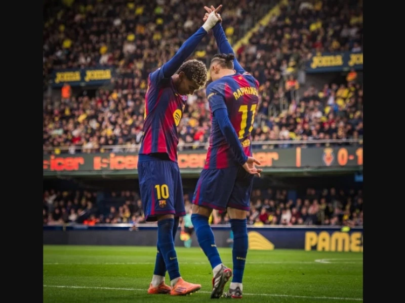 Barcelona Melesat Kokoh di Puncak Klasemen La Liga usai Bantai Villarreal 2-0