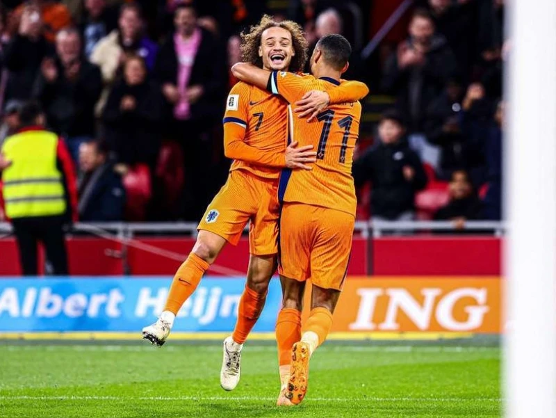 Belanda Menyala, Menang Telak 4-0 atas Lithuania dan Kunci Tiket Piala Dunia 2026