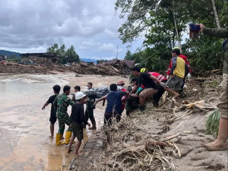 Update Bencana Banjir Bandang di Sumut: Korban Meninggal Dunia Jadi 348 Orang
