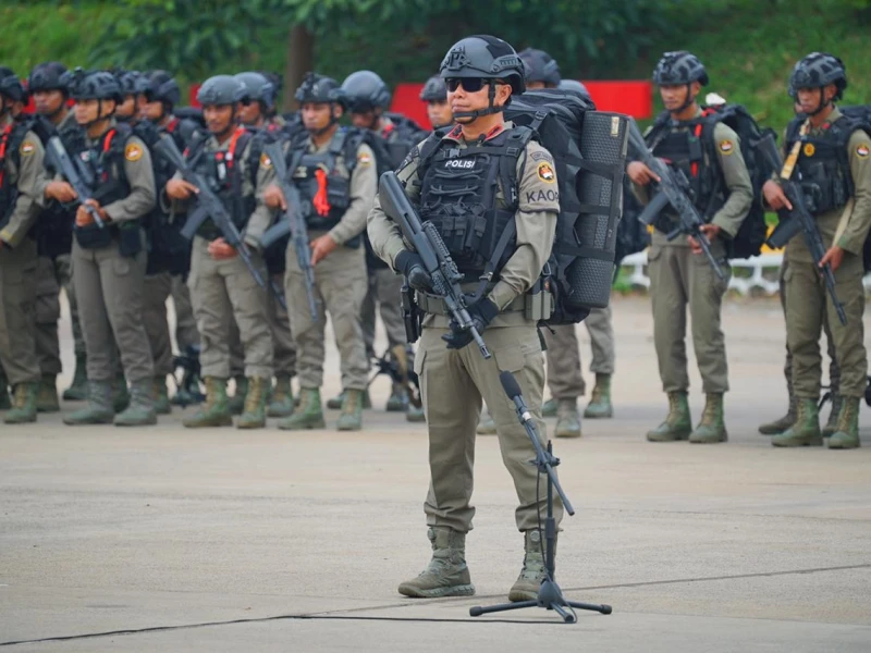 350 Personel Brimob Digembleng, Siap Dikirim ke Gaza