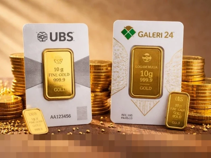 Harga Emas di Pegadaian Meroket Mendekati Rp2,8 Juta per Gram