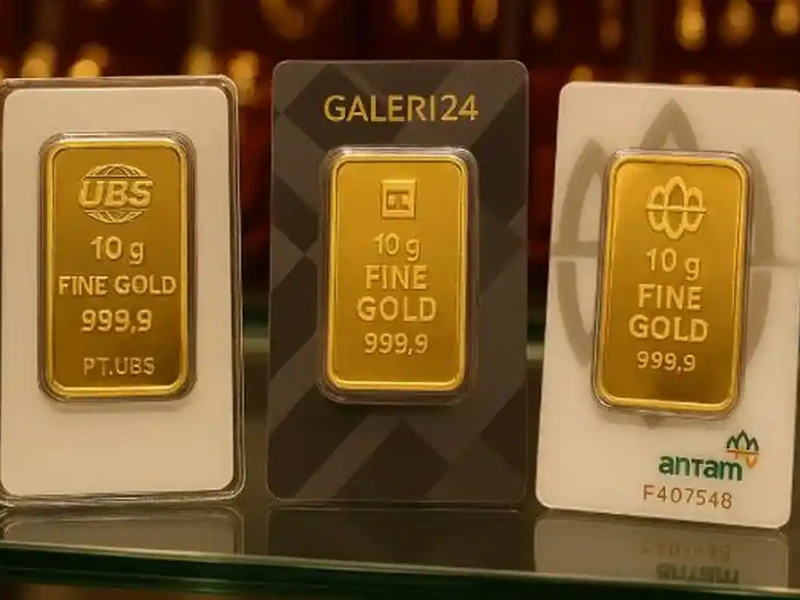 Harga Emas Tergelincir, Antam Anjlok Rp16.000 per Gram