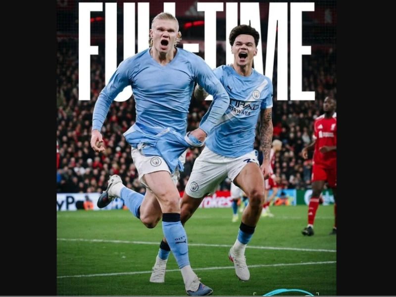 Haaland Jadi Algojo, Manchester City Jungkirbalikkan Liverpool dan Terus Bayangi Arsenal di Puncak