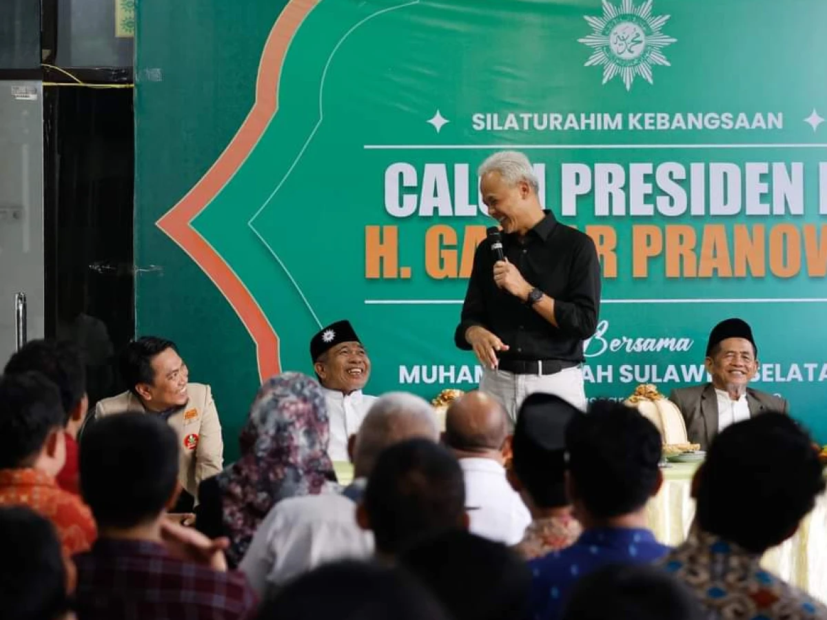 Ganjar Mesra dengan Muhammadiyah Sulsel, Bahas Isu Kebangsaan hingga Palestina