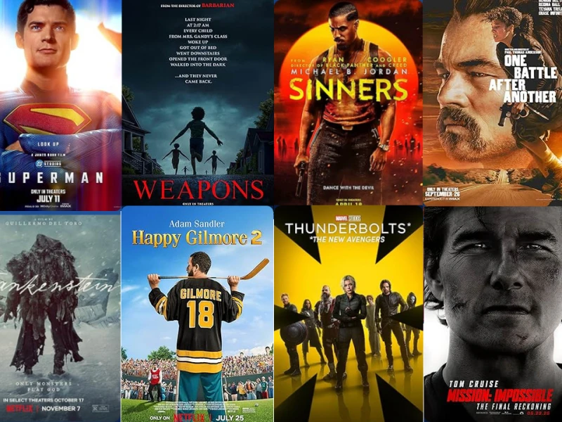 Daftar 10 Film Paling Populer Tahun 2025 versi IMDb, Superman Teratas Kalahkan Jurassic World