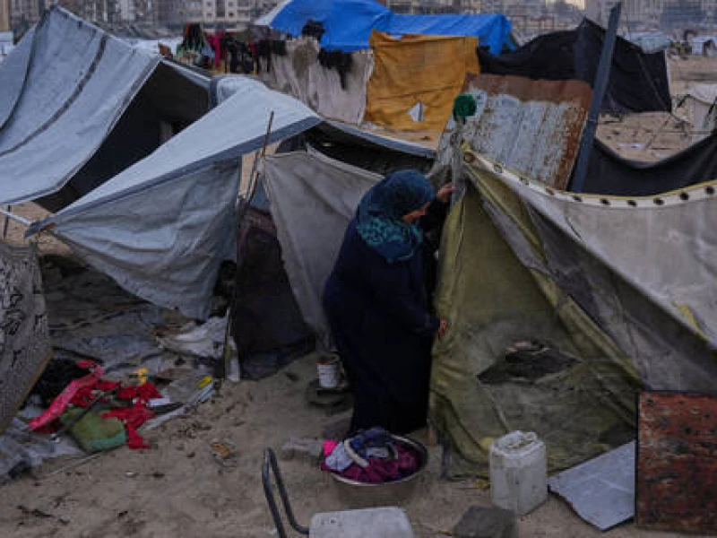 12 Warga Palestina Tewas usai Hujan Deras Mengguyur Beberapa Hari, Keluarga-Keluarga di Gaza Berjuang Pulih