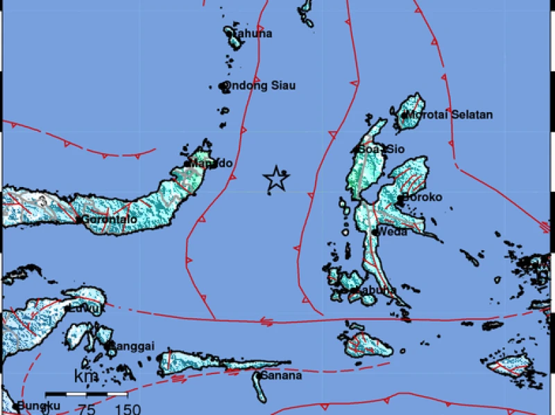BMKG Cabut Peringatan Tsunami Gempa Bitung M 7,6