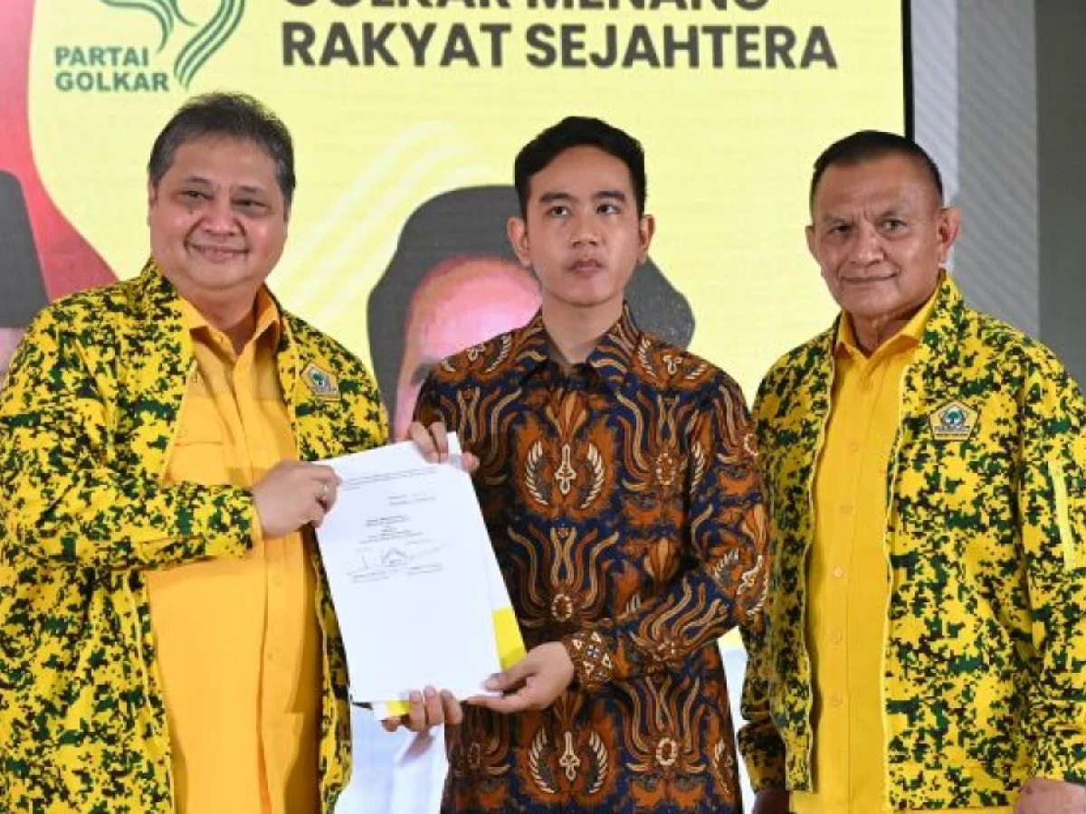 Golkar Dukung Gibran Jadi Cawapres Prabowo, Jokowi Doakan yang Terbaik