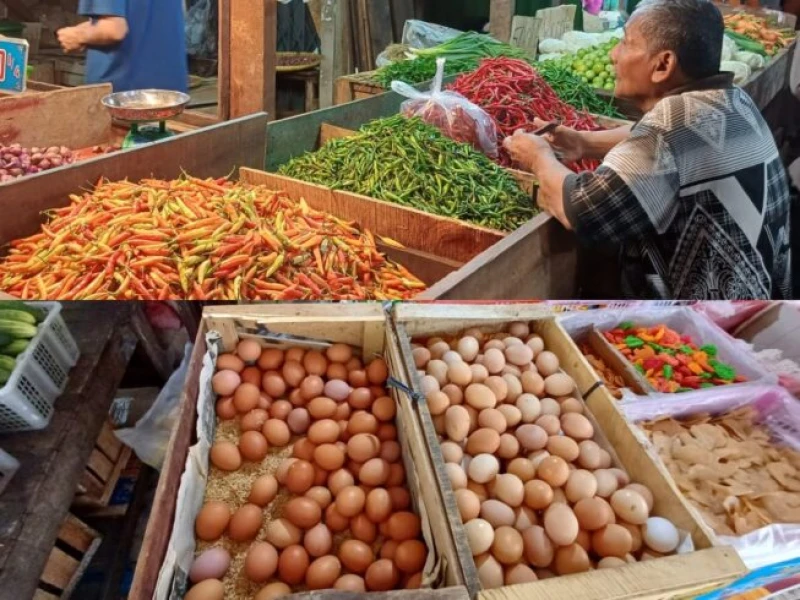 Harga Pangan Masih Naik Memasuki Ramadan: Cabai Rawit Kian Pedas, Telur Ayam Rp32.300