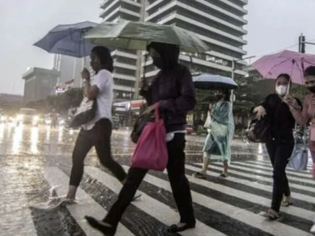 Jaksel dan Jaktim Diprediksi Diguyur Hujan Sabtu Siang
