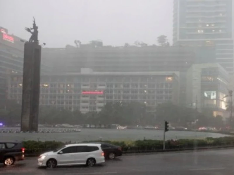 BMKG: Hujan Guyur Hampir Seluruh Wilayah Jakarta Hari Ini