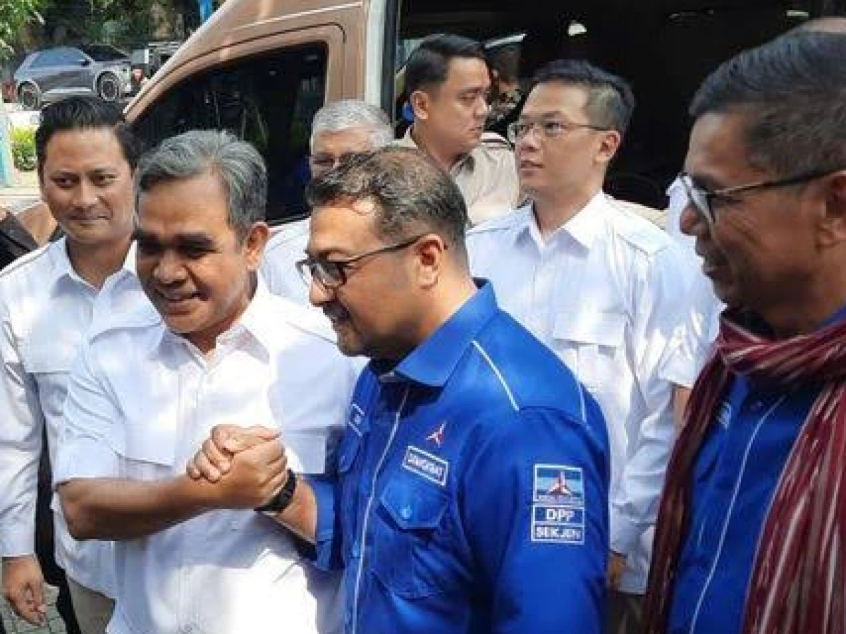 Gerindra dan Demokrat Bertemu, Jajaki Koalisi?