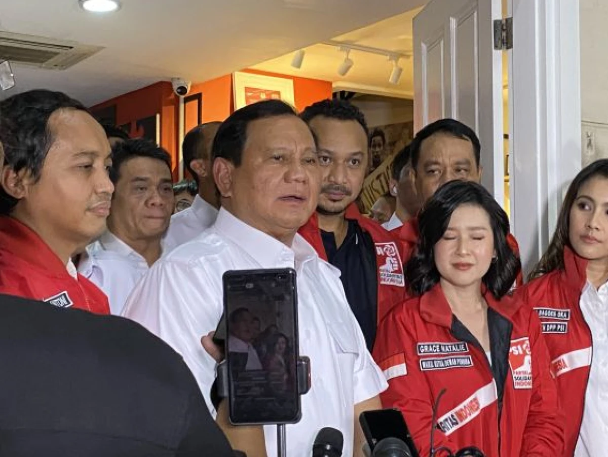 Prabowo Ajak PSI Gabung Koalisi KKIR di Pilpres 2024