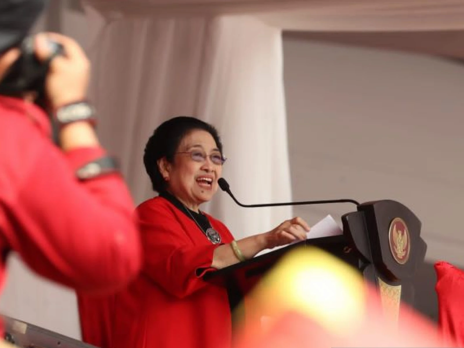 Di GBK Megawati Sentil PAN hingga PKB: Mau Ikut Boleh, Tidak ya Ngga Apa-apa