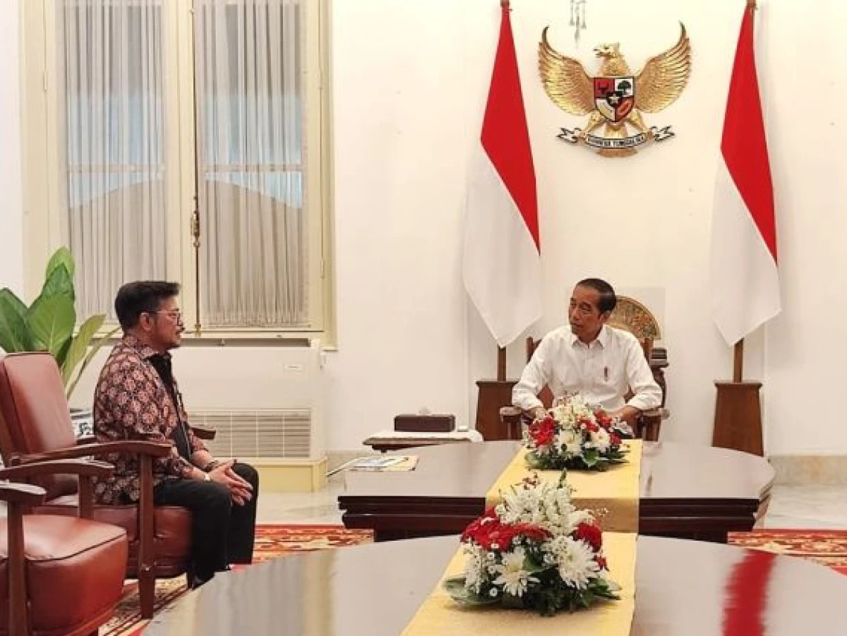 Digelar Tertutup, Syahrul Yasin Limpo Bertemu Jokowi di Istana