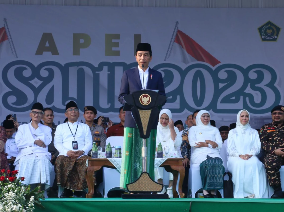 Presiden: Santri Pilar Kekuatan Bangsa, Terbukti Sejak Zaman Perjuangan