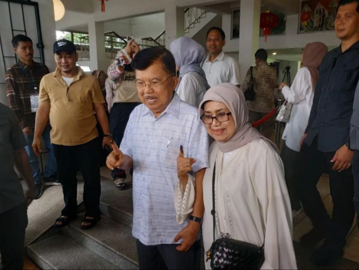 JK Merasa Lega Usai Gunakan Hak Suaranya, Akui Mekanisme Pemilu Indonesia Rumit