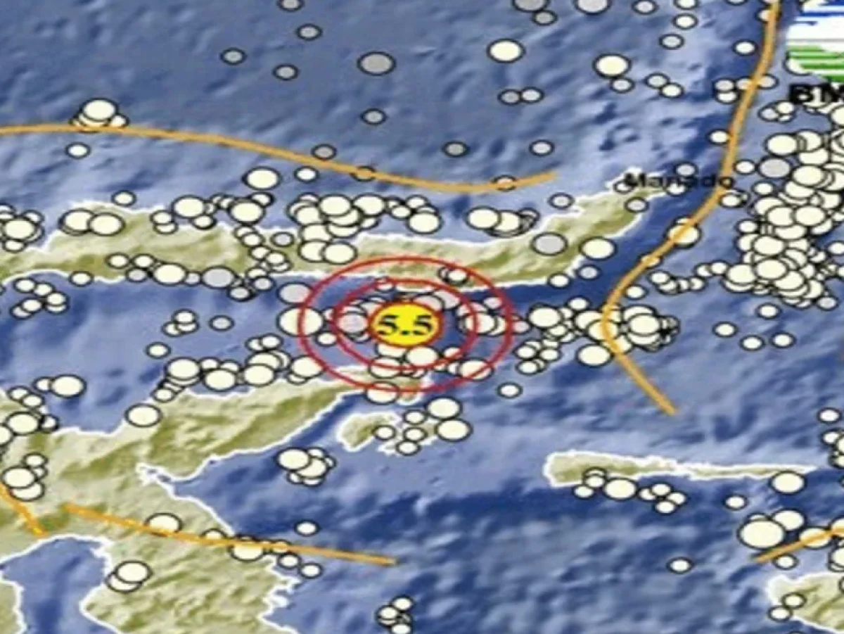 Gempa Magnitudo 5,5 Guncang Gorontalo Kamis Pagi, Getaran Terasa hingga Pesisir Utara