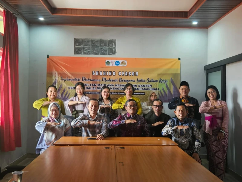 Belajar dari Bali, UIN Banten Perkuat Moderasi Beragama lewat Kolaborasi dengan BDK Denpasar