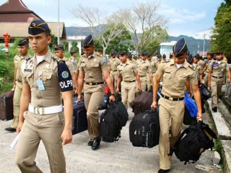 1.054 Praja IPDN Turun Gunung Bantu Pemulihan Desa-desa di Aceh