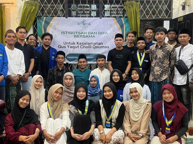 Doakan Gus Yaqut, PMII dan KOPRI Pandeglang Gelar Istighotsah