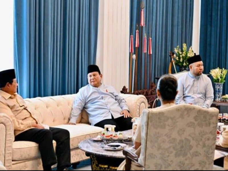 Momen Open House Idulfitri Prabowo di Istana Negara, Gibran-Jokowi-SBY Hadir