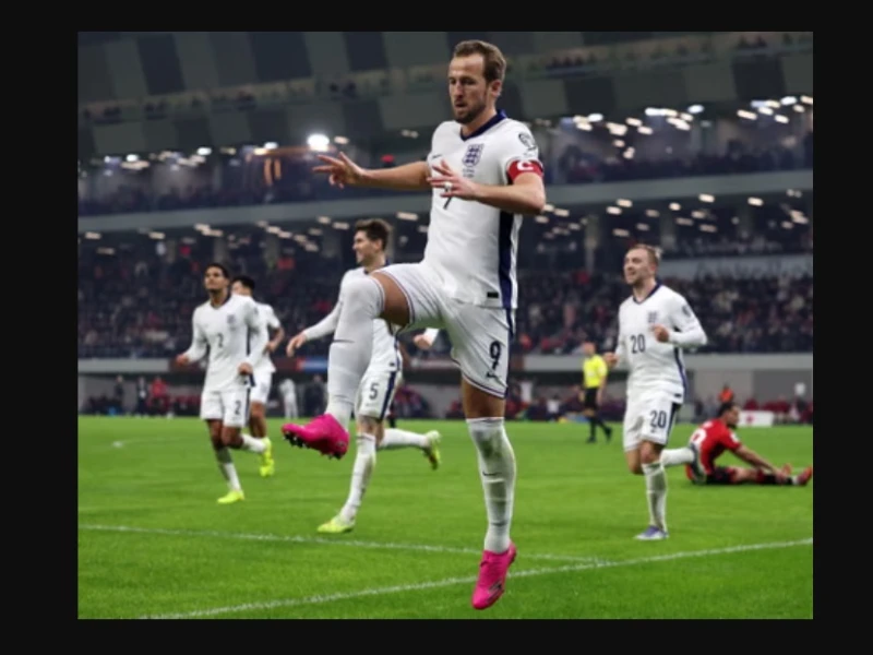 2 Gol Harry Kane Bawa Inggris Tuntaskan Jalan ke Piala Dunia 2026 dengan Rekor Sempurna