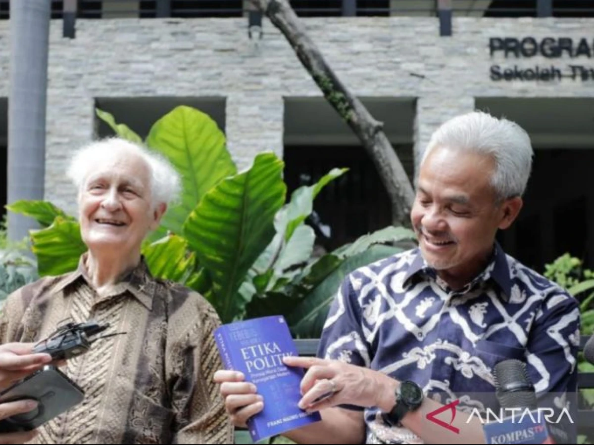 Bertemu Romo Magnis, Ganjar: Saya Senang Dapat Cerita Baik, Cerita Etik dan Moral