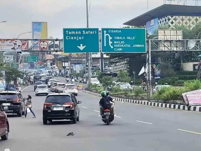 Jalur Puncak Bogor Ditutup Mulai Pukul 18.00 WIB, Berikut Jalur Alternatif Menuju Cianjur