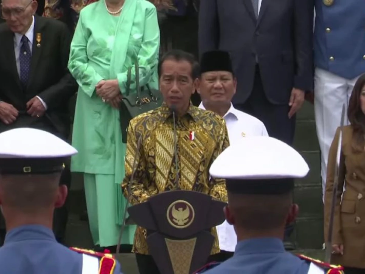 Presiden Jokowi Minta Akmil TNI Adaptif terhadap Perubahan Global
