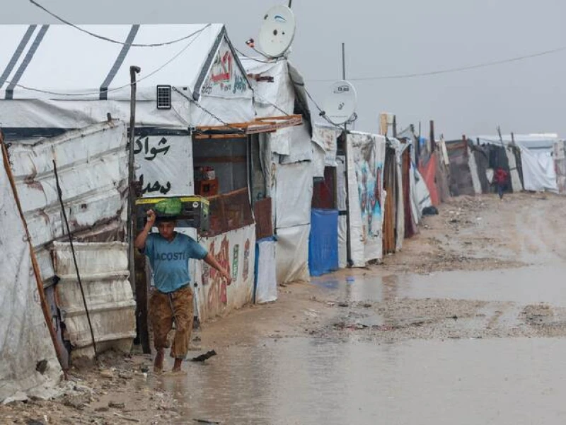 PBB: Bantuan Vital Gaza Terhalang Blokade di Tengah Banjir yang Hantam Ribuan Tenda Pengungsi Palestina