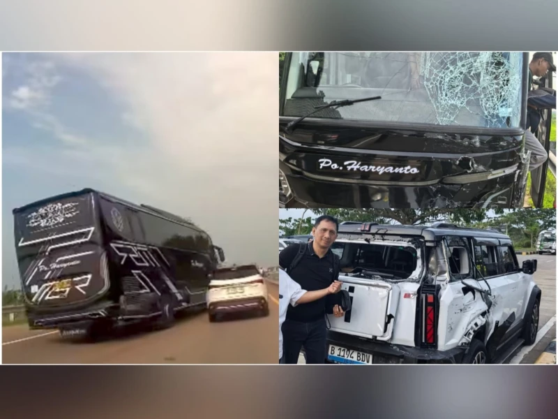Kecelakaan di Tol Batang, Bus Haryanto Tabrak 5 Mobil Termasuk Milik Ketum PKN Gede Pasek Suardika
