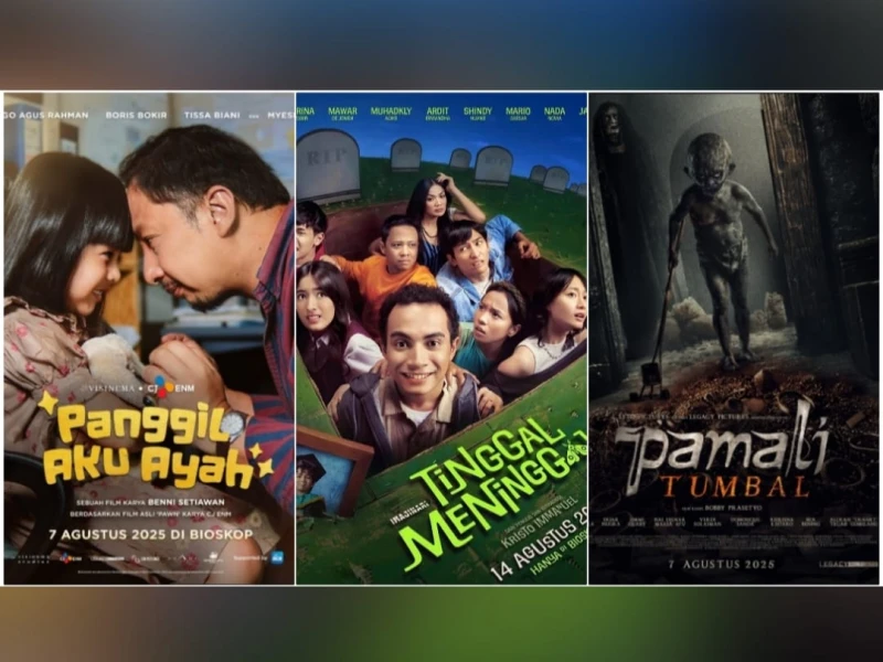 Sederet Film Indonesia Terbaru yang Tayang di Bioskop Bulan Agustus 2025
