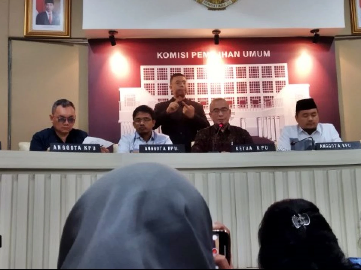 KPU Gelar Pleno Pengambilan Nomor Urut Capres-Cawapres 2024 Besok